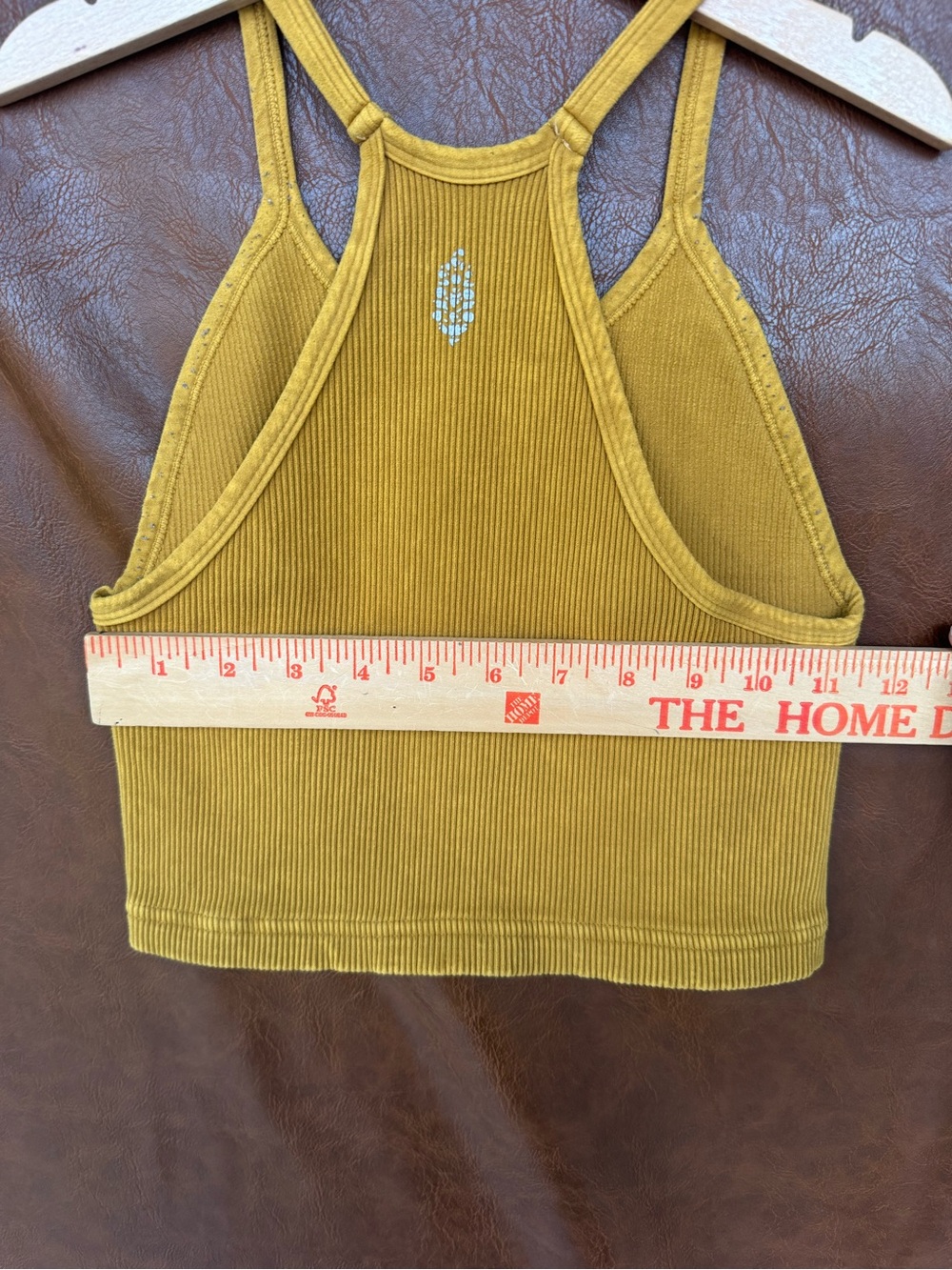 Free People Movement Ribbed Racerback Crop Tank M/L - Picture 4 of 5